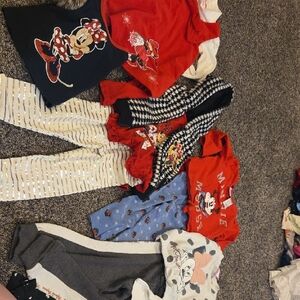 Disney Minnie Mouse Kids Apparel - White and Pink